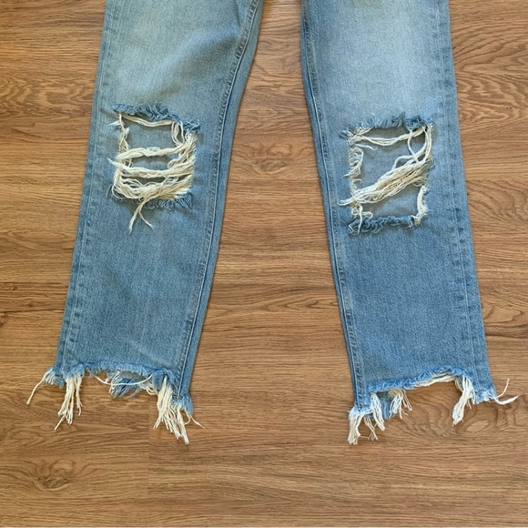 NWT Free People Maggie Mid Rise Straight Ankle Jeans Jeans Size 24 - Picture 7 of 12